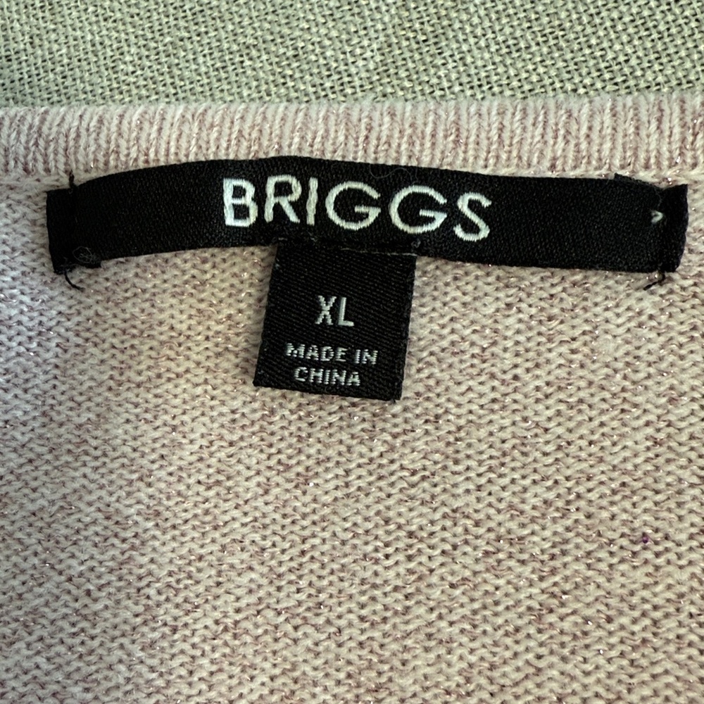 Briggs New York Light Pink Beaded Collar Sweater
SZXL - Picture 3 of 13